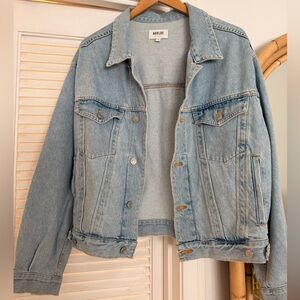 Agolde Washed Blue Denim/Jean Jacket (s)